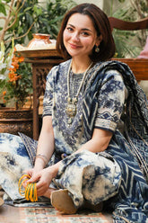 Unstitched Digital Khaddar 3 Piece Suit VS-201