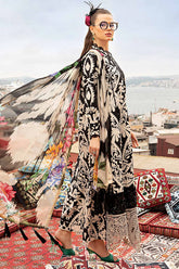 Unstitched Digital Khaddar 3 Piece Suit VS-202