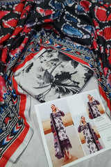 Unstitched Digital Khaddar 3 Piece Suit VS-204