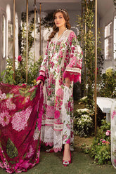 Unstitched Digital Khaddar 3 Piece Suit VS-210