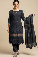 Bana Dora Viscose 3 Piece Unstitched VS-142