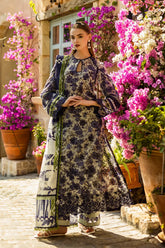 Unstitched Digital Khaddar 3 Piece Suit VS-211