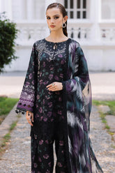 Unstitched Digital Khaddar 3 Piece Suit VS-215