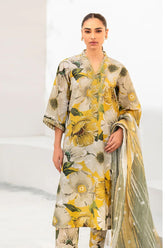 Unstitched Digital Khaddar 3 Piece Suit VS-216