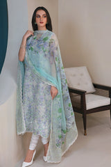 Digital Printed Lawn - 3 PIECE - Vol-01 - D-04