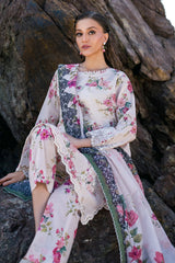 Digital Printed Lawn - 3 PIECE - Vol-01 - D-03