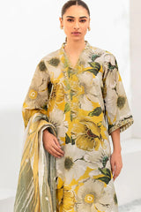 Unstitched Digital Khaddar 3 Piece Suit  VS-216