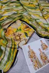 Unstitched Digital Khaddar 3 Piece Suit  VS-216