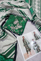 Unstitched Digital Khaddar 3 Piece Suit  VS-219